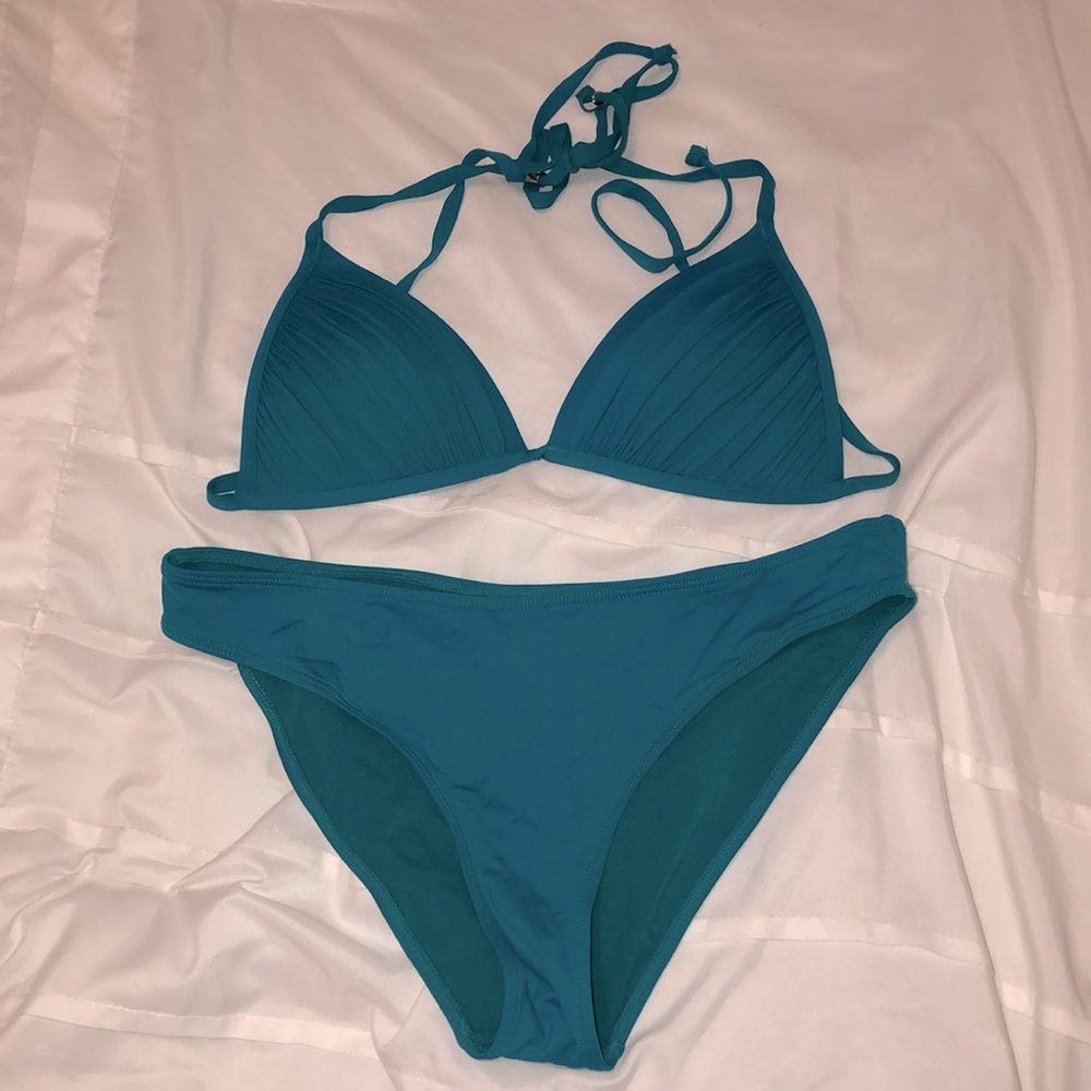 H&M Teal Green Bikini Set